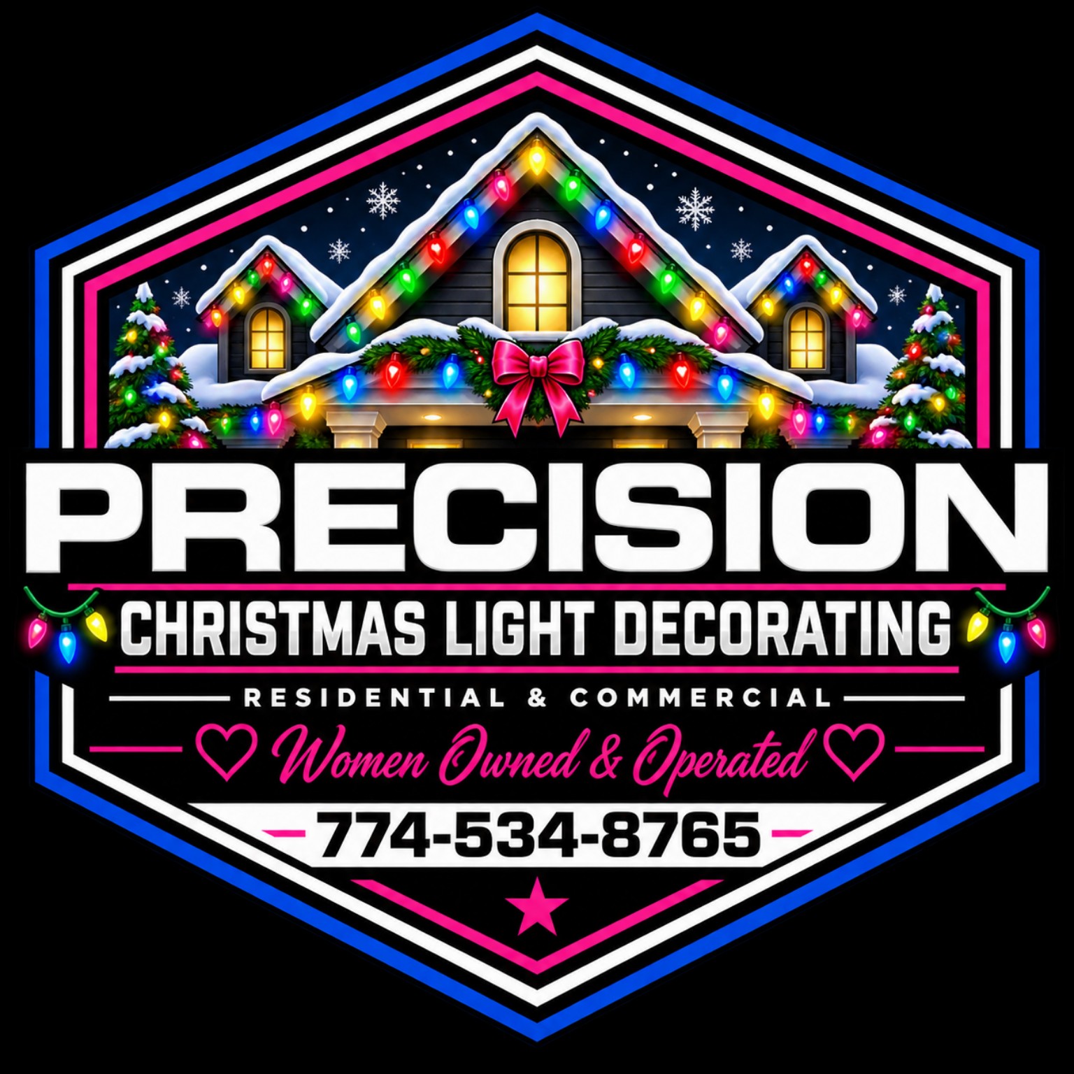 Precision Christmas Light Decorating